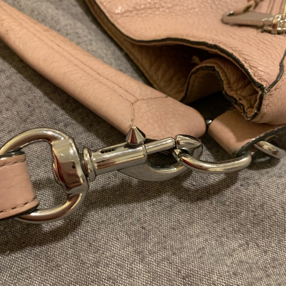Rebecca Minkoff Moto Hobo Bag | Vintage Pink - Picture 6 of 10